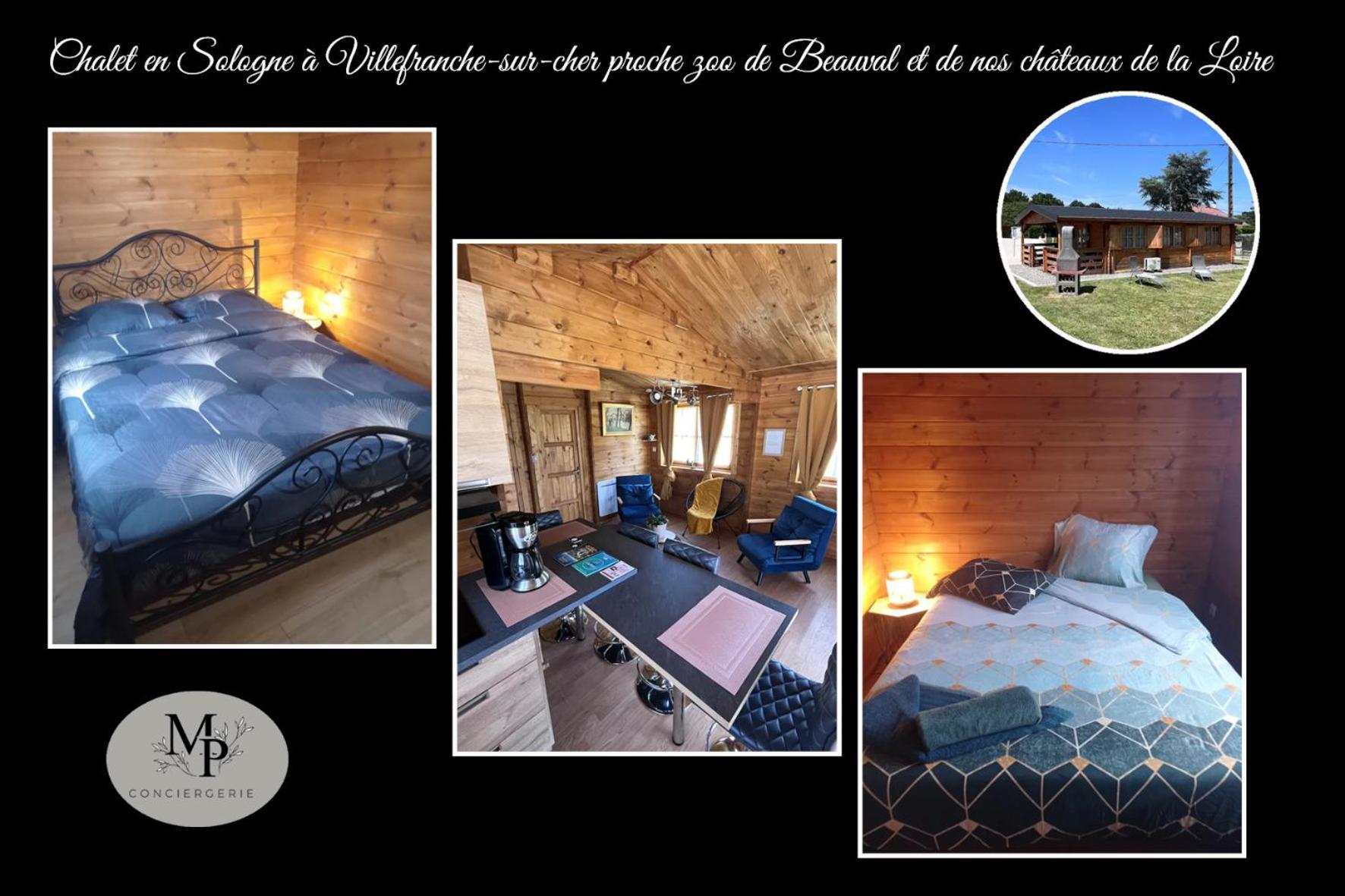 Chalet En Sologne A Villefranche Sur Cher Esterno foto
